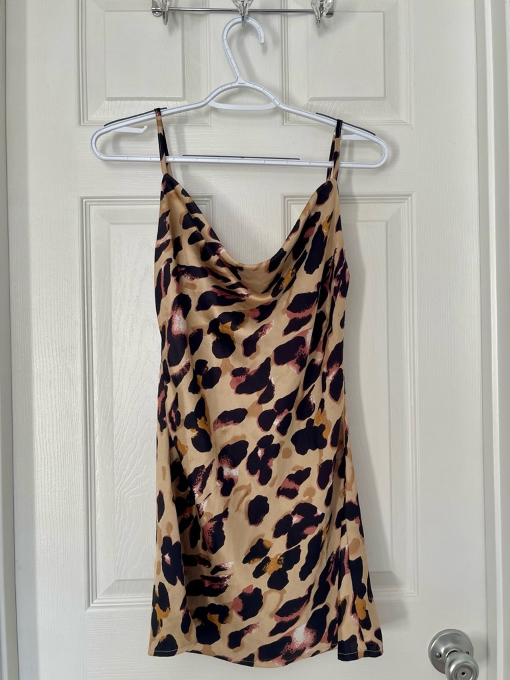 Fashion Nova Leopard Print Slip Dress